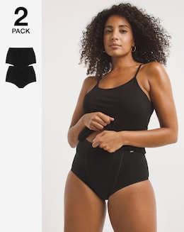 Sloggi (2 Pack) Light Control Maxi Knickers Black or White