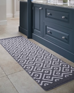 Geo Stain Resistant Cosy Runner