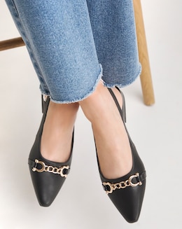 Susanna Slingback Shoe With Trim - Extra Wide Fit (EEE)