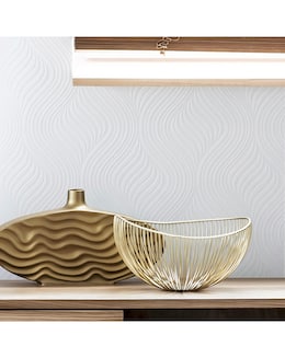 Superfresco Paintable Geometric White Durable Heavy Duty Wallpaper