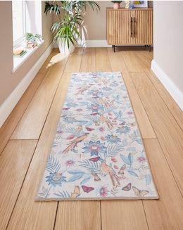 Catherine Lansfield Amaya Tropical Birds Washable Runner