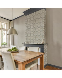 Boutique Refine Geo Natural Wallpaper