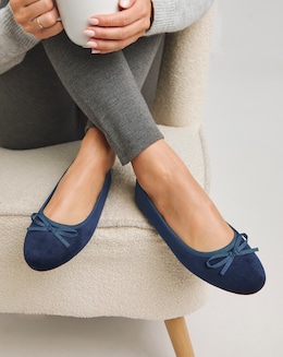 Moxie Soft Ballerina Slippers - Extra Wide Fit (EEE)