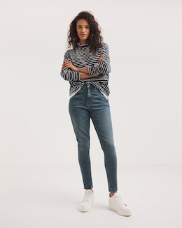 Simply Be 24/7 Vintage Blue Skinny Jeans