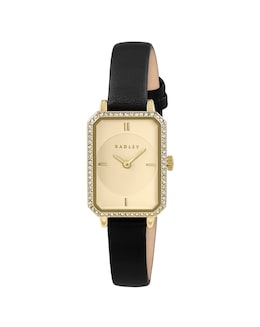 Radley Black Leather Strap Watch