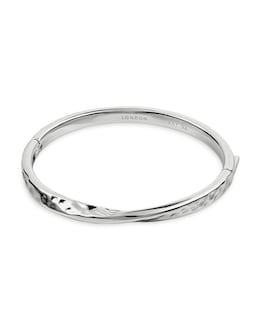 Radley Silver Plated Hammer style Bangle