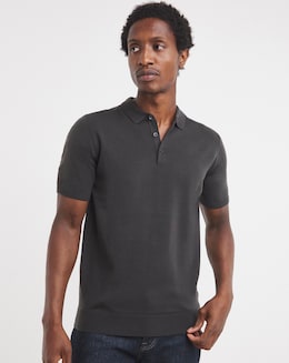 Value Knitted Short Sleeve Polo