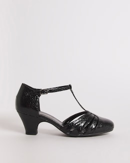 Closed Back T Bar Occasion Sandal E Fit