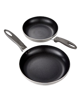 Supreme Set of 2 Non Stick Metallic Frying Pans