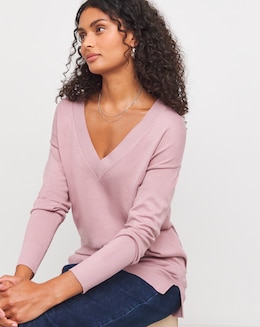 V Neck Slouch Tunic