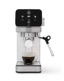 Swan Digital Mini Espresso Coffee Machine with Milk Frother