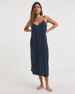 Pretty Secrets Cool Stretch Lace Midi Nightie