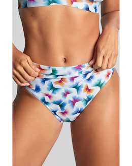 Panache Midi Bikini Bottom Flutter Print