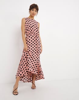 Joanna Hope Spot Column Maxi Dress
