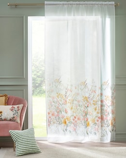 Catherine Lansfield Countryside Floral Voile