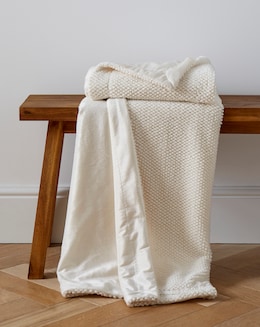 Bobble Fleece Throw