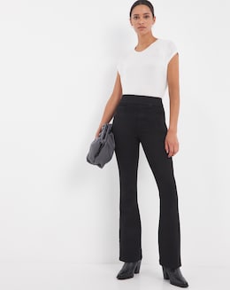 Simply Be Sculpt &amp; Define Black Bootcut Jeggings