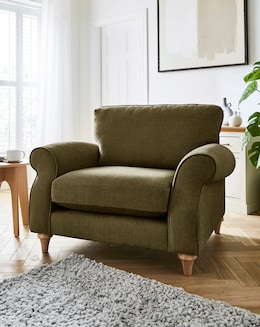 Julipa Colston Chenille Snuggler Chair