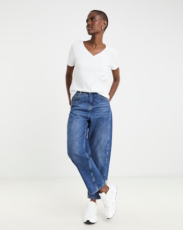 Pure Cotton 3 Pack V Neck Short Sleeve T-Shirt