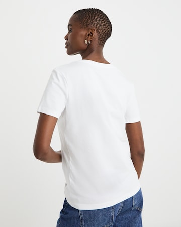 Pure Cotton 3 Pack V Neck Short Sleeve T-Shirt
