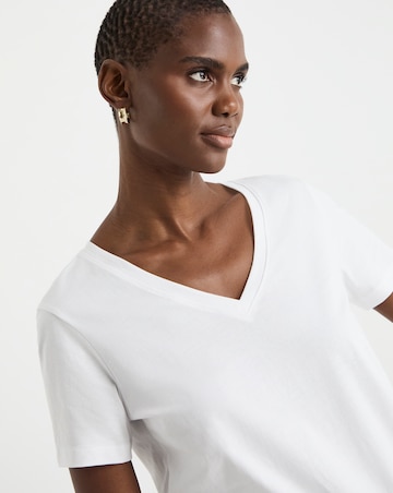 Pure Cotton 3 Pack V Neck Short Sleeve T-Shirt