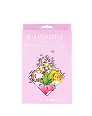 TONYMOLY Im Worth It Face Mask Set 5pcs