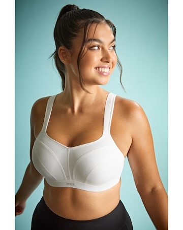 Panache Power High Impact Wired Sport Bra White