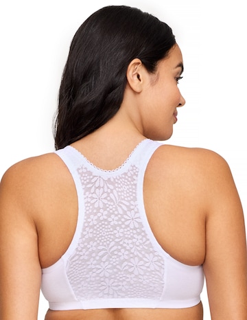 Glamorise Plus Size Front-Fastening Cotton T-Back 1908