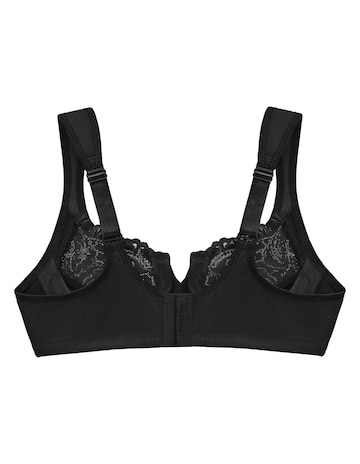 Glamorise Plus Size Low Cut WonderWire Lace Bra 1240