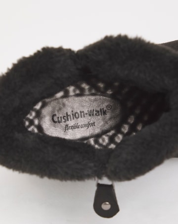 Cushion Walk Zip Winter Boot Wide E Fit