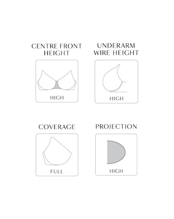 Sculptresse by Panache Estel Full Cup Wired Bra Noir