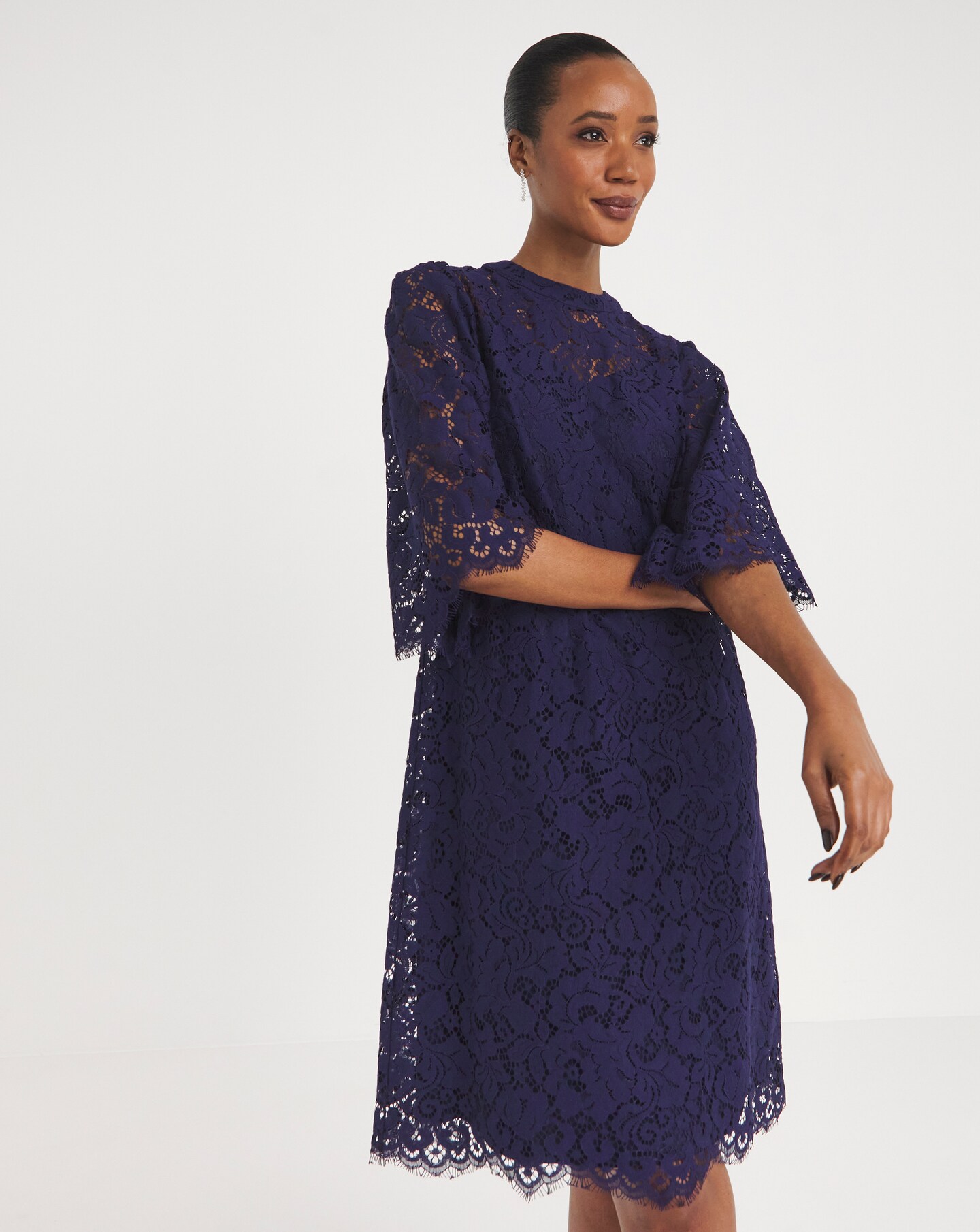 Joanna hope lace dress and jacket set online
