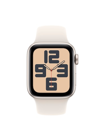 Apple Watch SE GPS/Cellular 40mm Starlight Aluminium Case,Sport Band - M/L