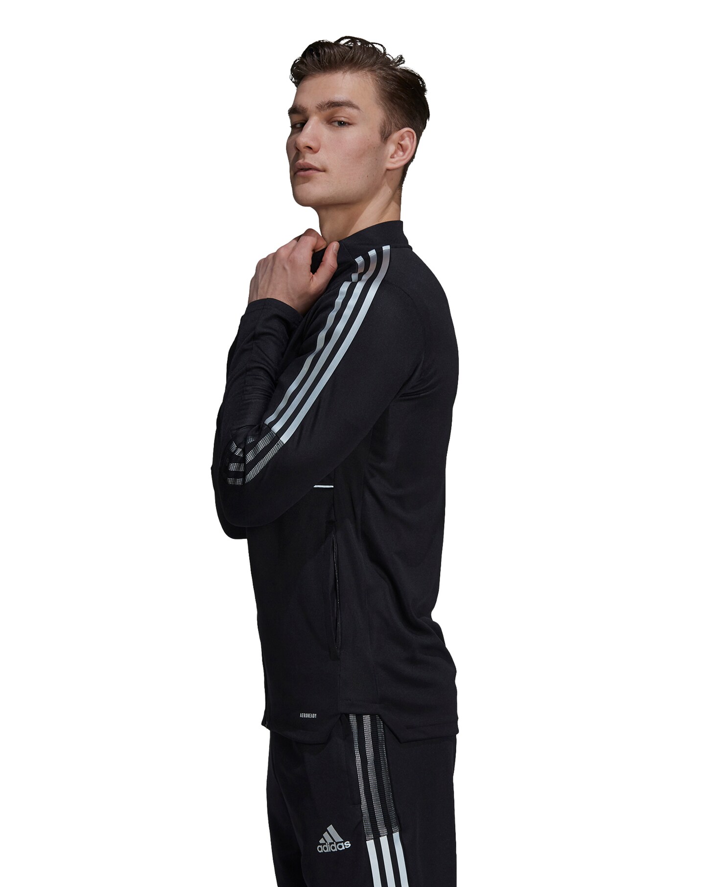 adidas Reflective Stripe Trio Tracktop Premier Man