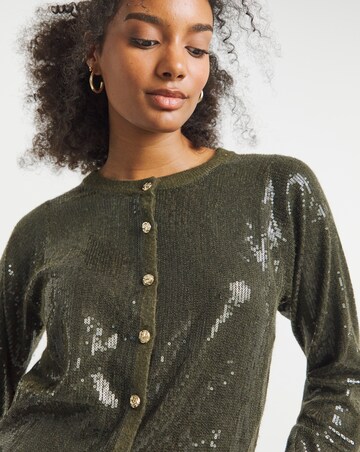 Joanan Hope Sequin Knit Cardigan