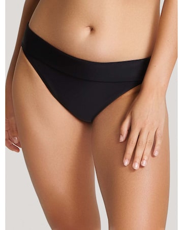 Panache Anya Riva Fold Bikini Brief Black