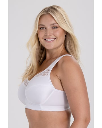 Miss Mary of Sweden Cotton Simplex Underwired Bra White