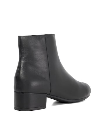 Dune Pippie Low Heel Leather Boots Standard Fit