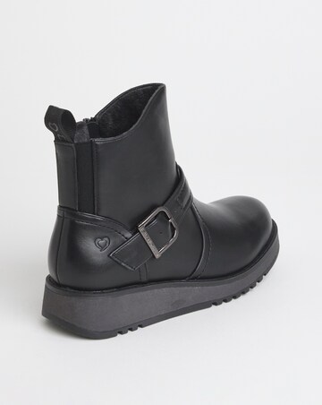 Heavenly Feet Cherish Buckle Boots Wide Fit