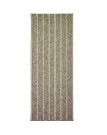 Indoor Outdoor Natural Stripe Runner