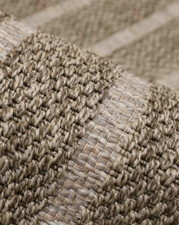 Indoor Outdoor Natural Stripe Rug