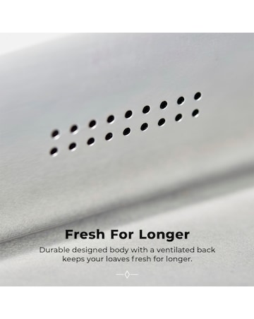 Tower Solitaire Bread Bin - Grey