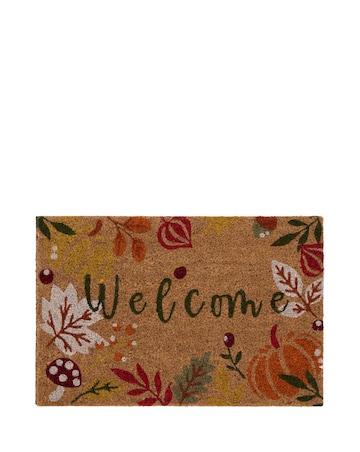 My Mat Printed Coir Autumnal Welcome Doormat