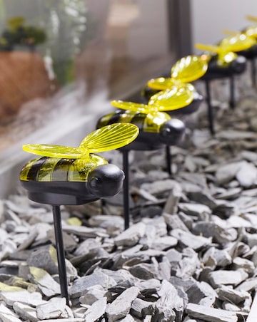 Set of 6 Bee Stake Lights