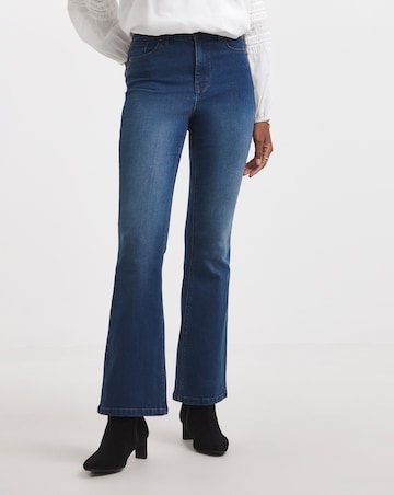 Mid Blue Superstretch Bootcut Jeans