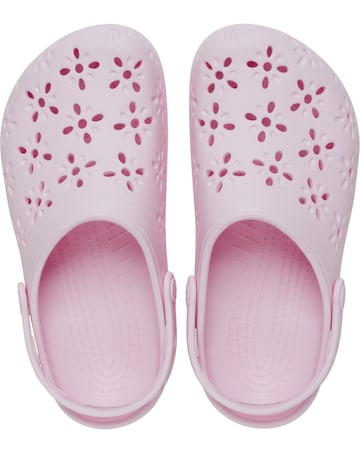 Crocs Classic Floral Cut Out Clog