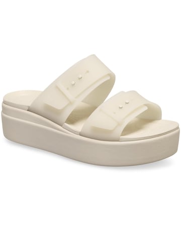 Crocs Brooklyn Buckle Low Wedge