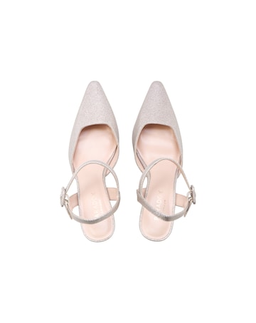 Paradox London Tempest Flared Heel Ankle Strap Shoes