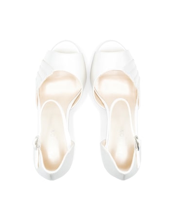 Paradox London Cinta Mid Block Heel Courts