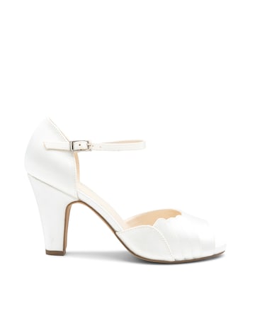 Paradox London Cinta Mid Block Heel Courts